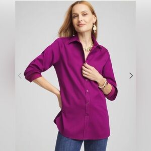 NWT Chico’s No Iron Shirt